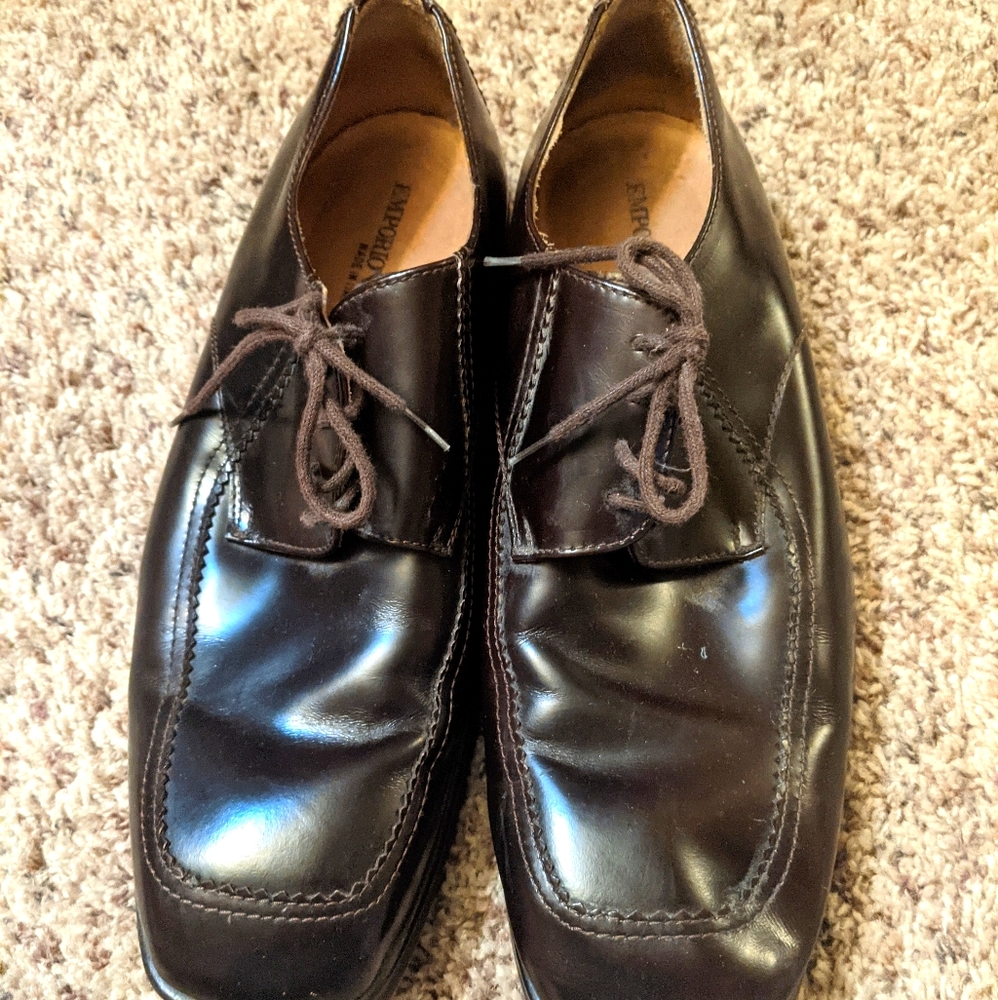 Emporio Armani classic men's dress shoes